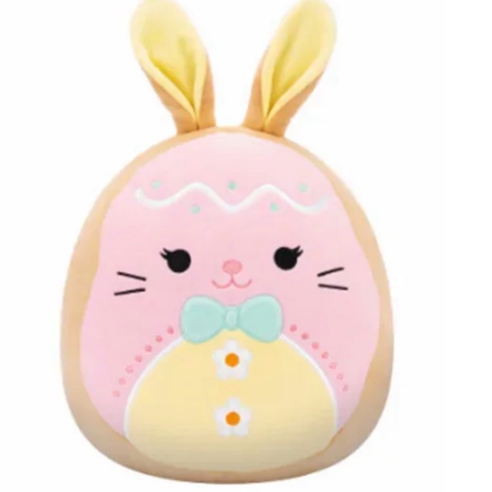 Squishmallow Plush Toy Lindy The Cookie Bunny From Easter 2025 (RARE) NWT
